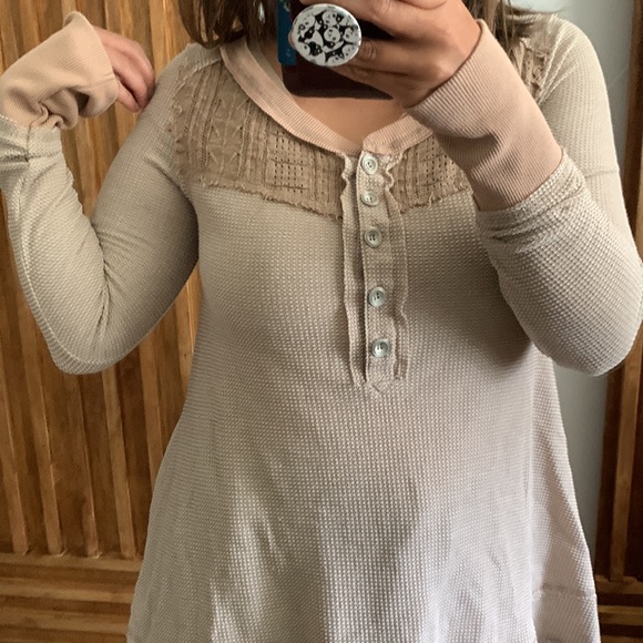 Free People We The Free Basic Thermal Top. S - Picture 12 of 12